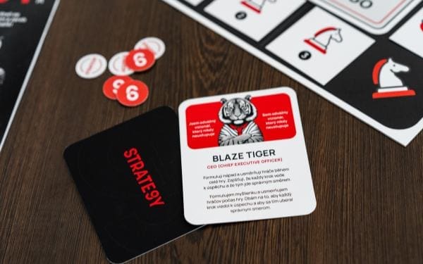 STRATE9Y GAME - Zábava, stratégia a kľúč k miliónovým nápadom. 19 Vizitka hráče strate9ygame