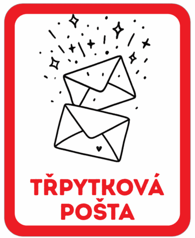 Trpytkova posta třpytková pošta glitter mail
